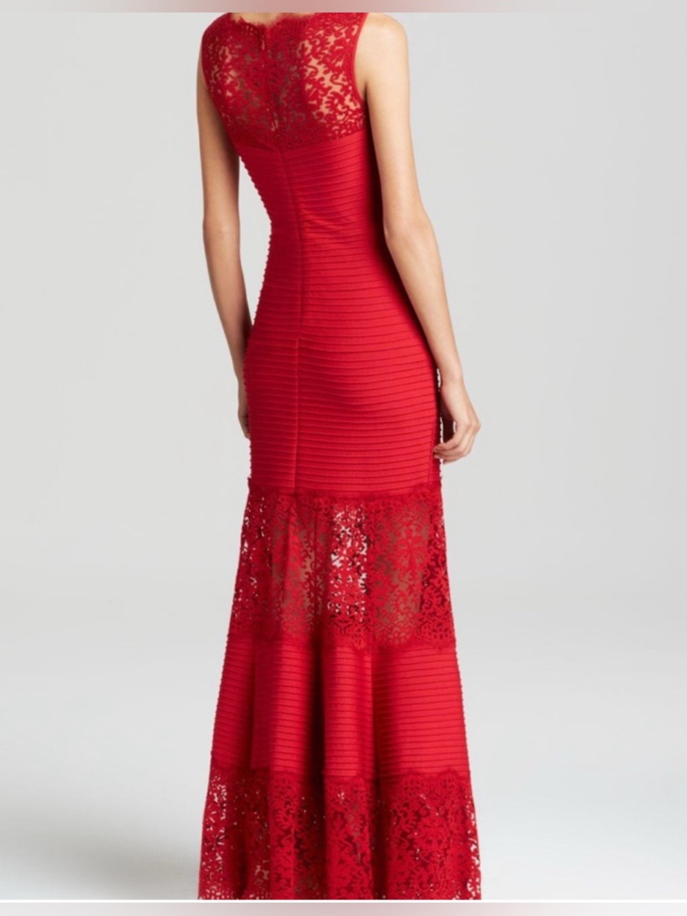 Tadashi Shoji Red Gown Size 2
